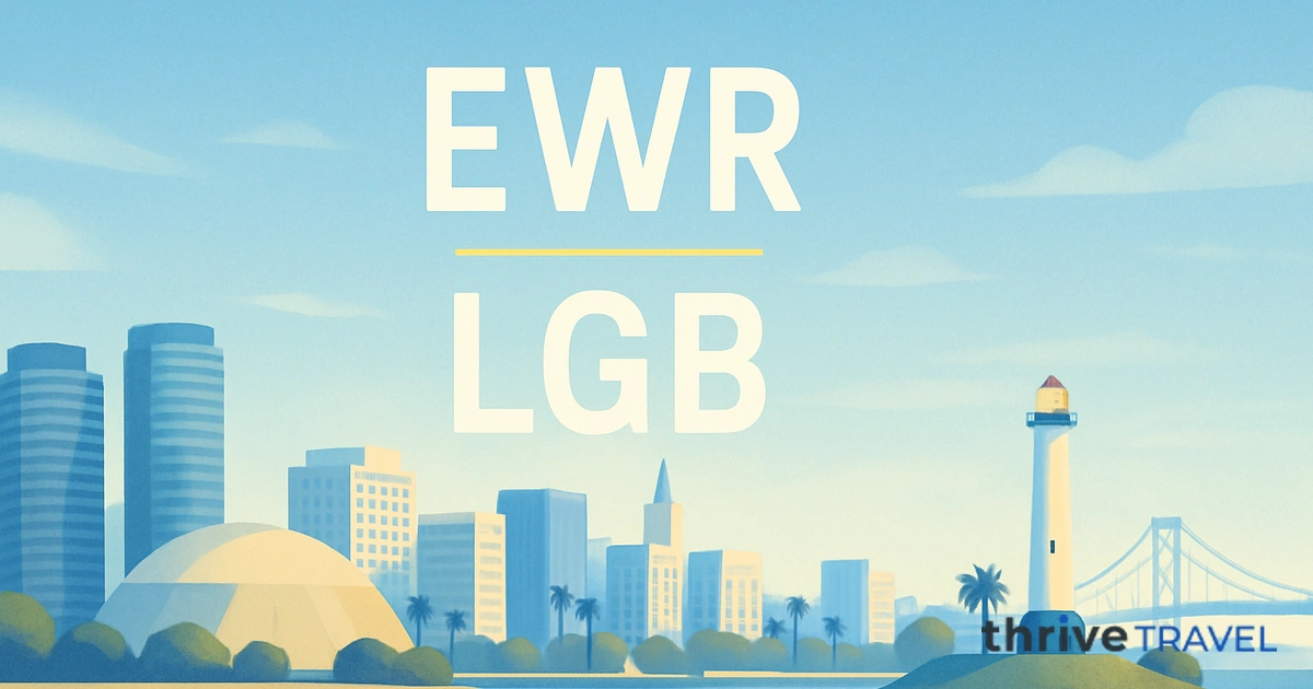 Newark to Long Beach