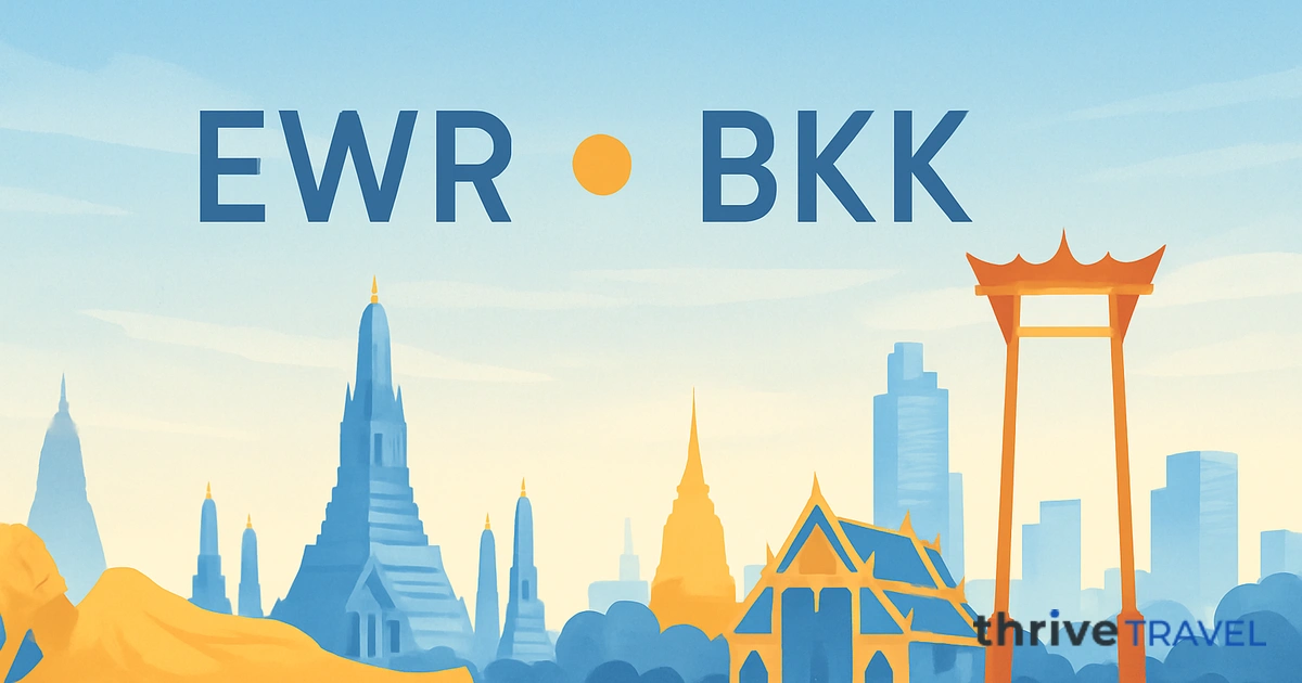 Newark to Bangkok
