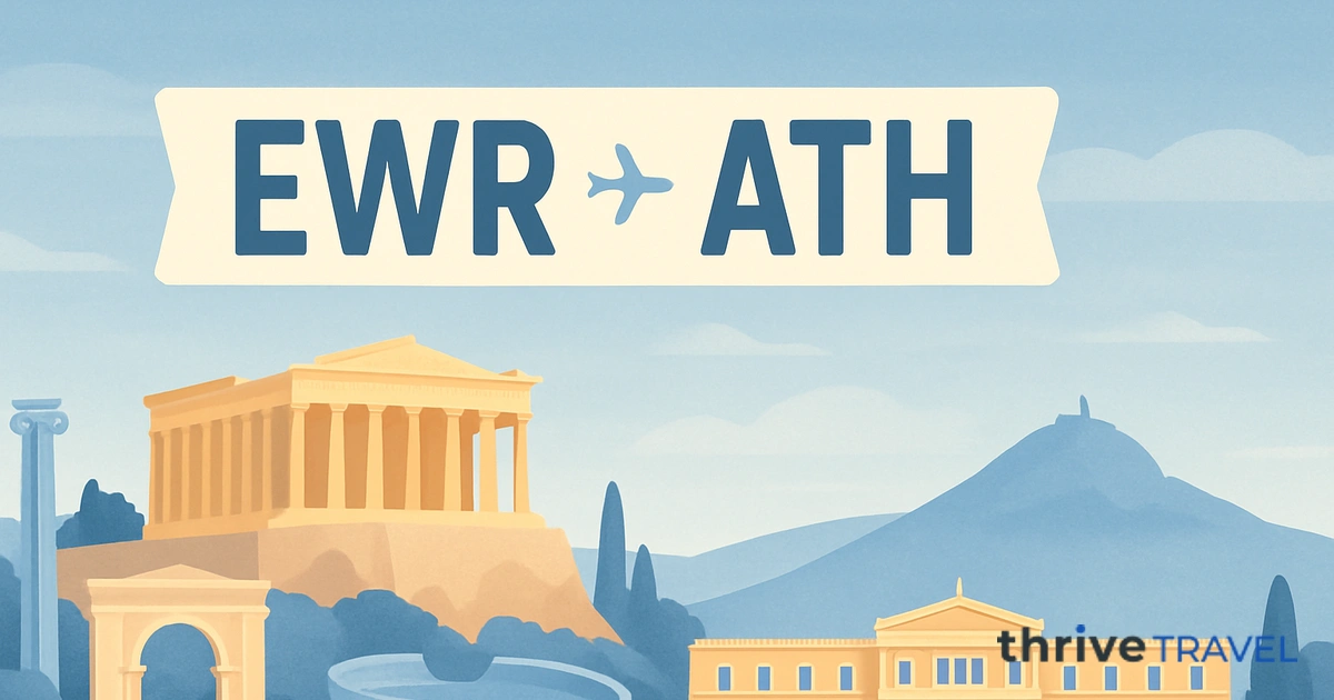 Newark to Athens