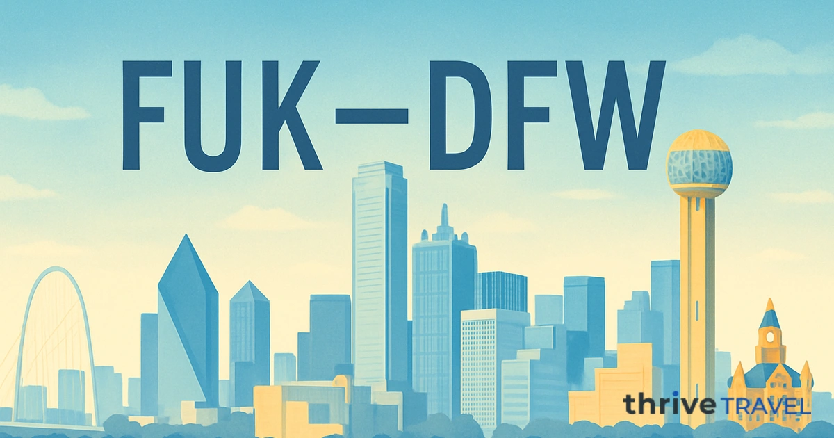 Fukuoka to Dallas
