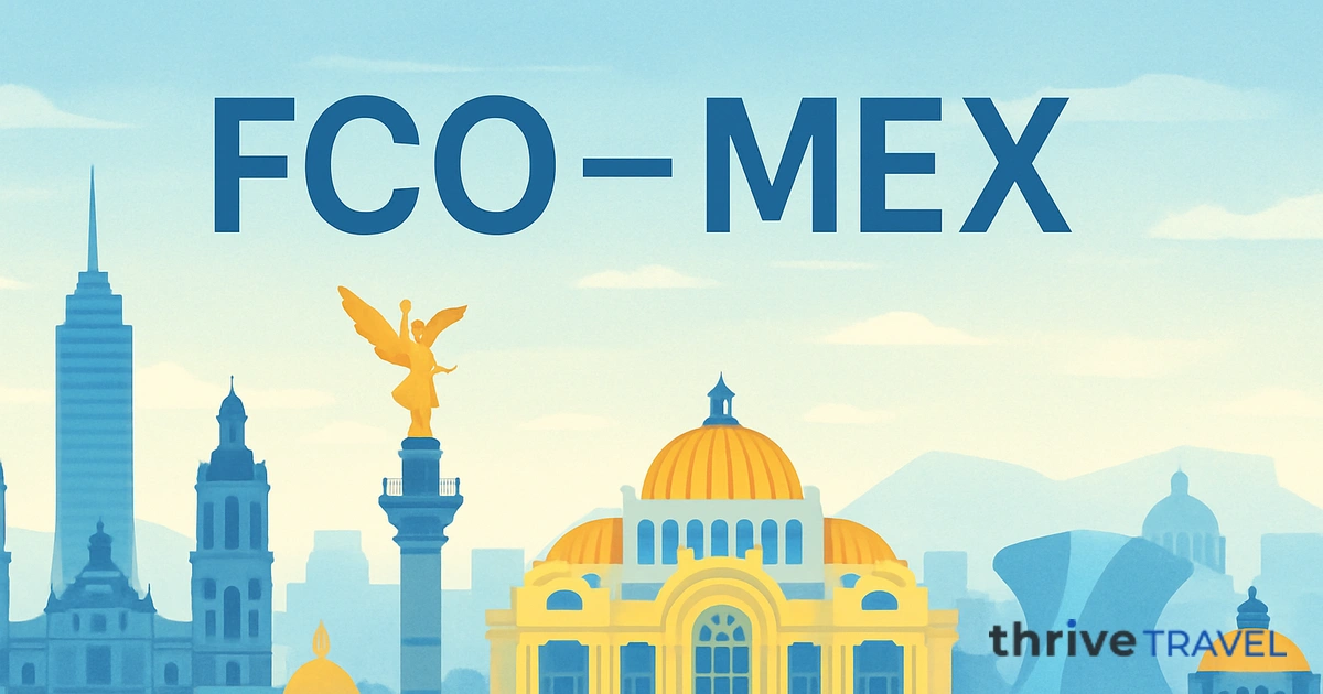 Rome to Mexico City