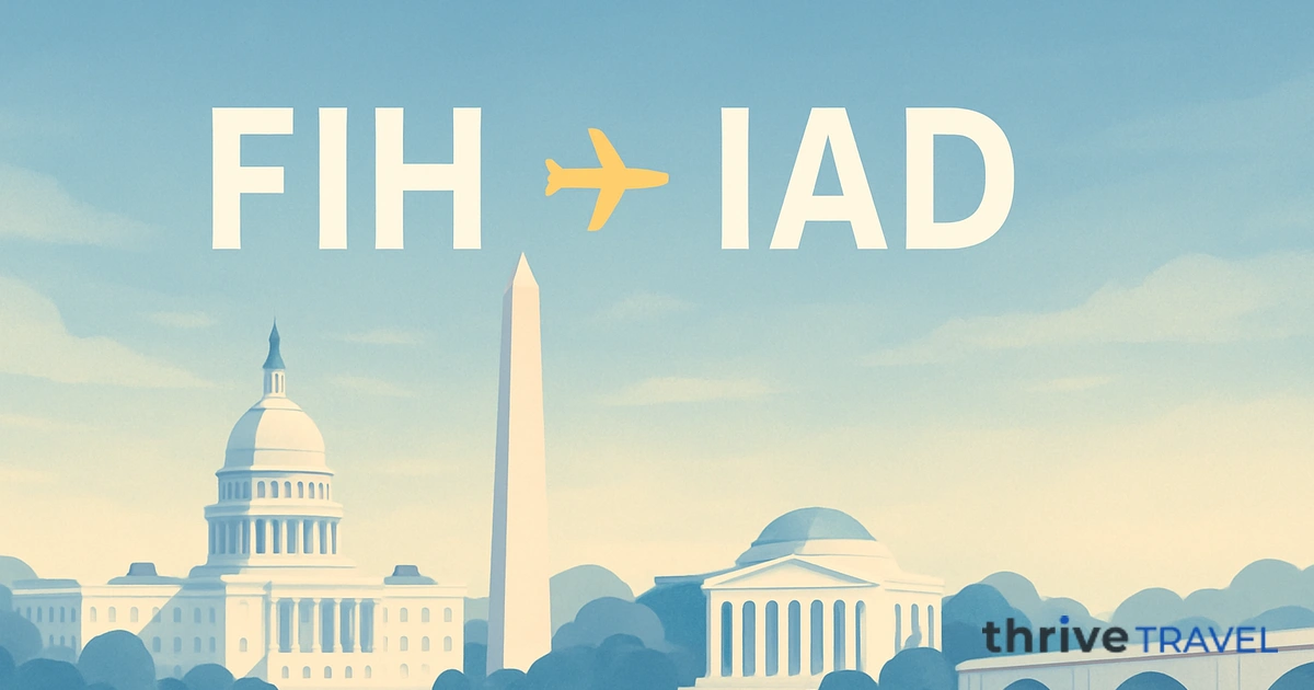 Kinshasa to Washington