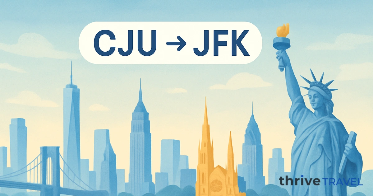 Jeju to New York