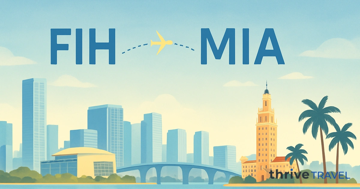 Kinshasa to Miami
