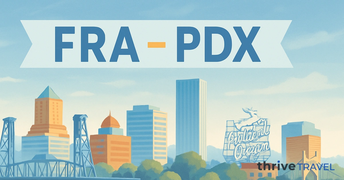 Frankfurt to Portland