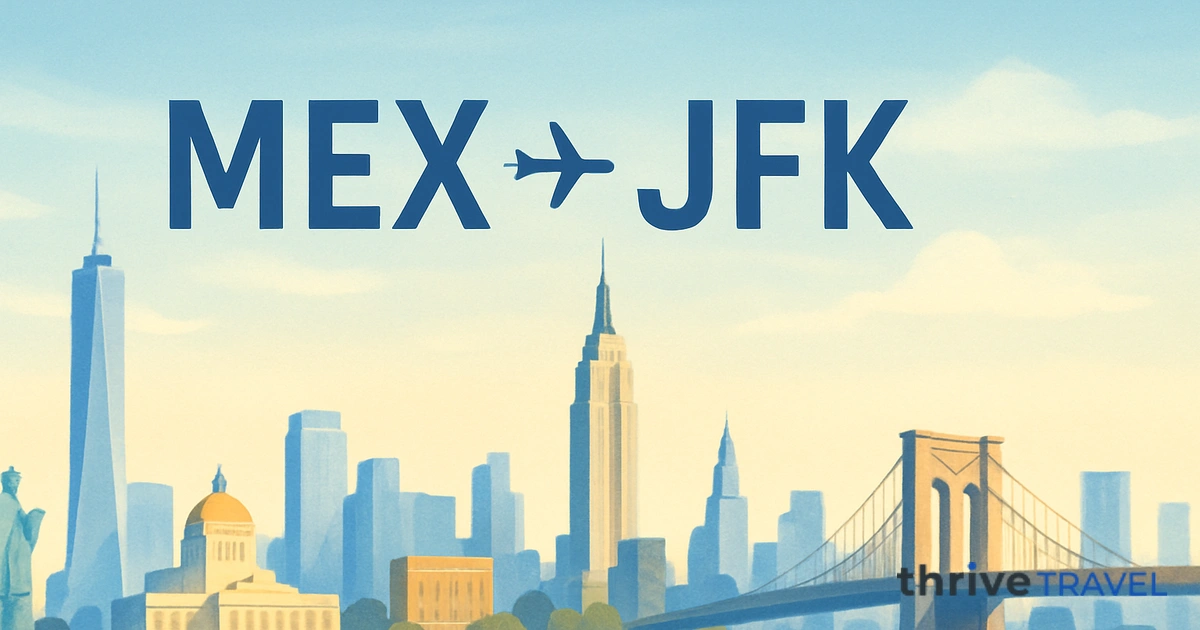 Mexico City to New York
