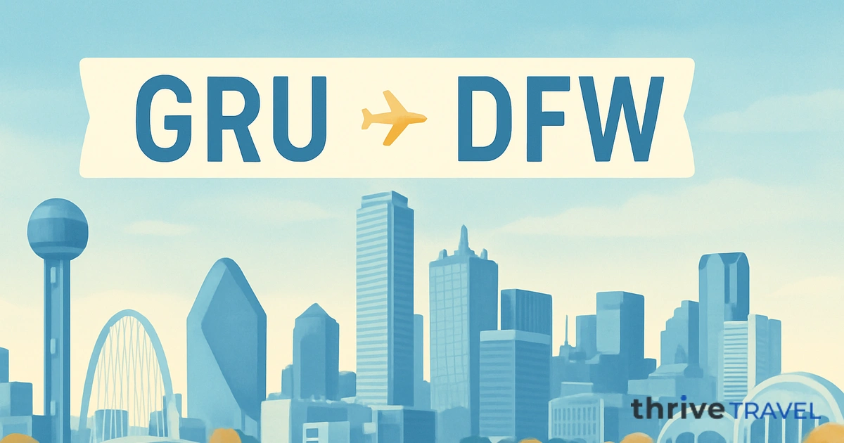 São Paulo to Dallas