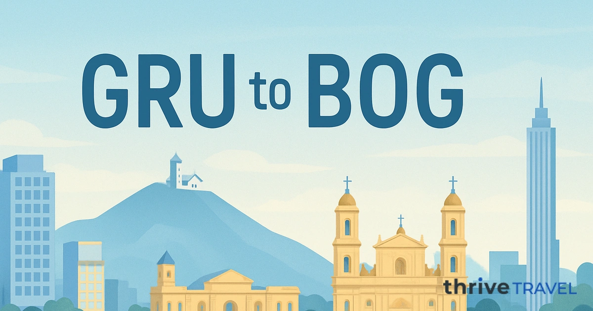 São Paulo to Bogotá