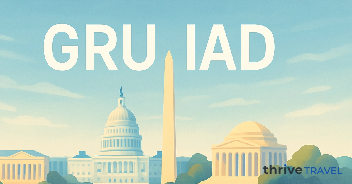 São Paulo to Washington