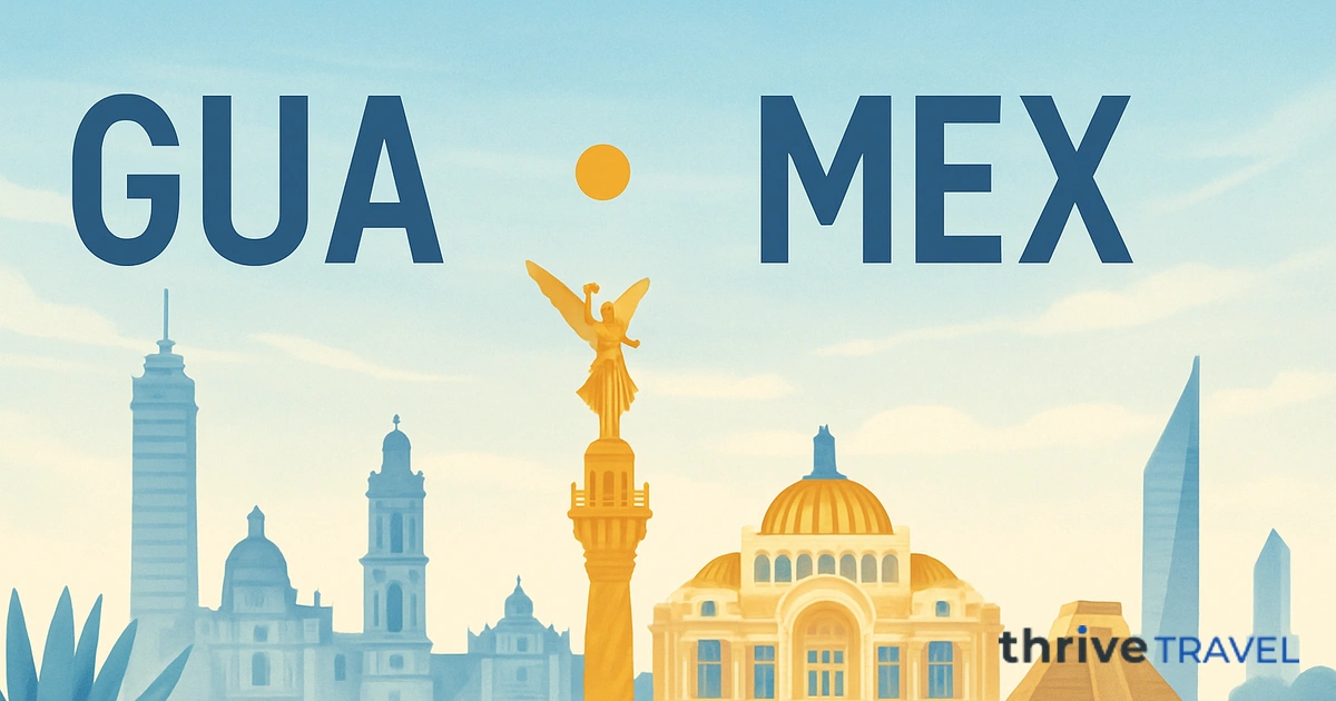 Guatemala City to Mexico City