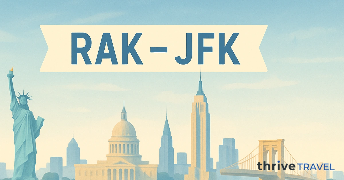 Marrakech to New York