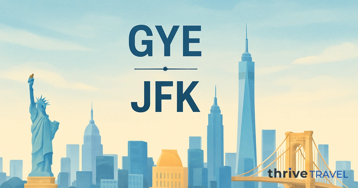 Guayaquil to New York