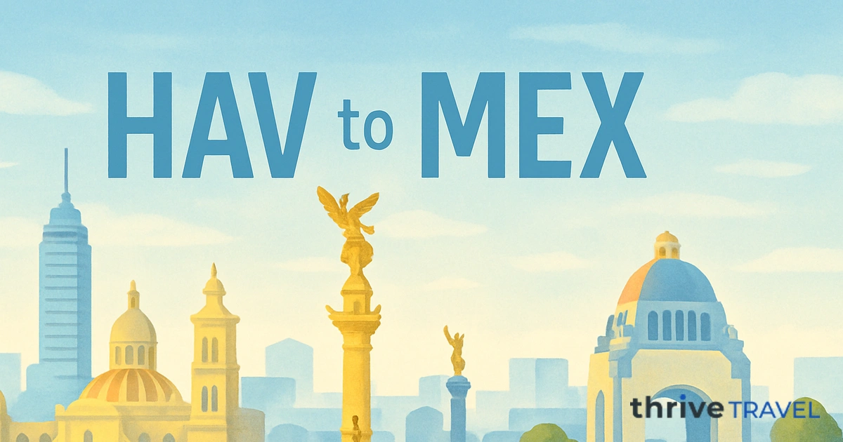 Havana to Mexico City