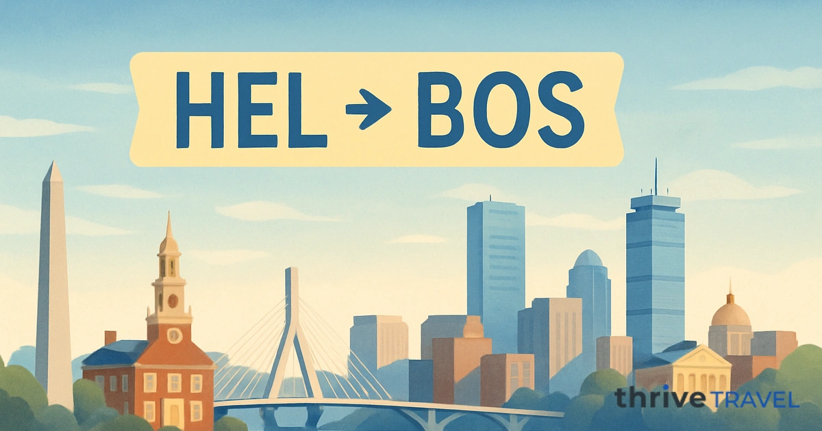 Helsinki to Boston