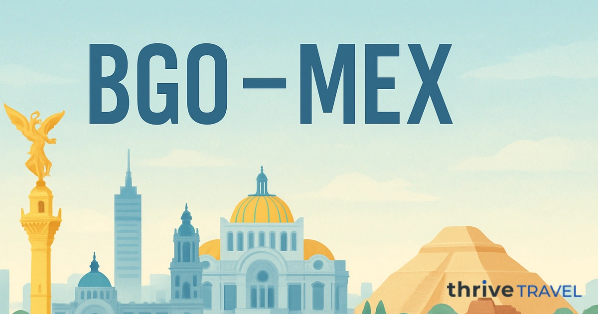 Bergen to Mexico City