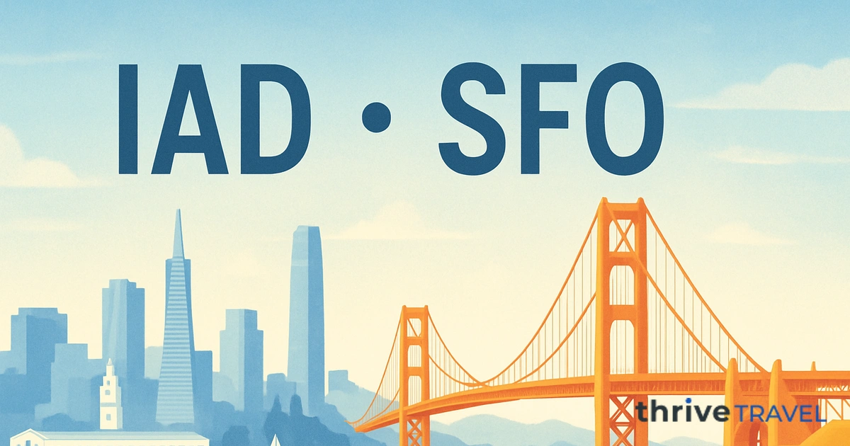 Washington to San Francisco
