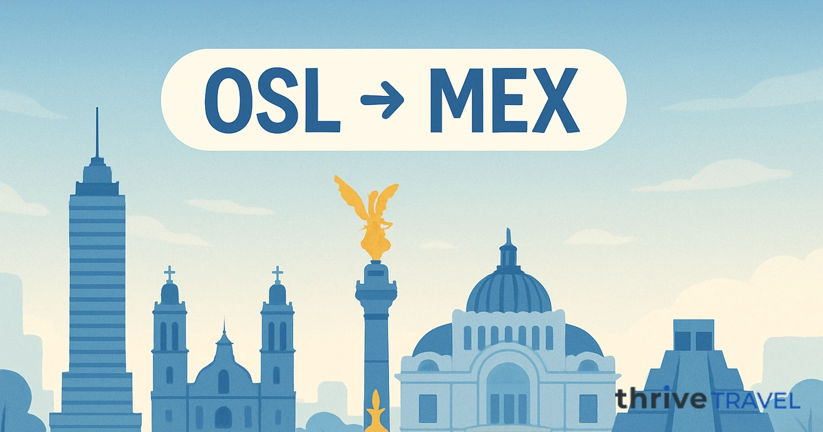Oslo to Mexico City