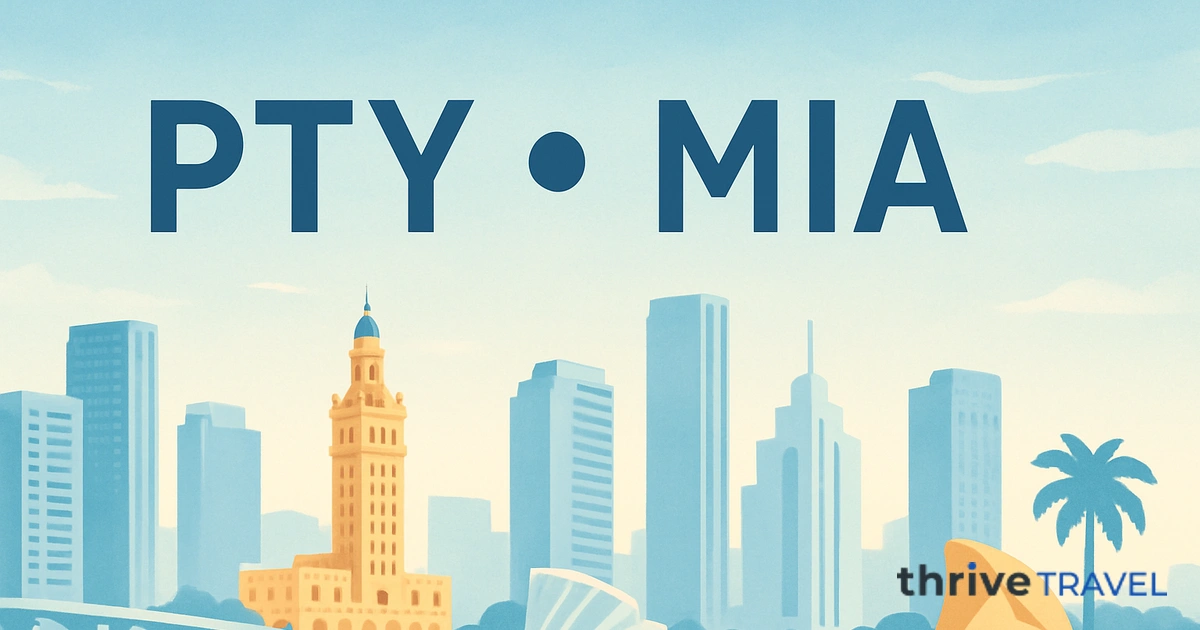 Panama City to Miami