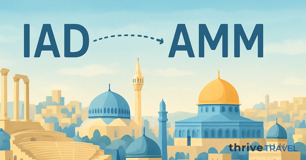 Washington to Amman