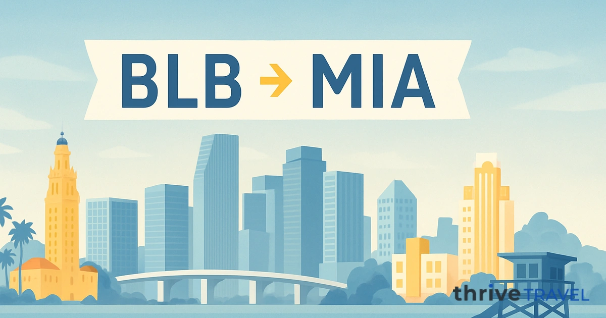 Bluefields to Miami