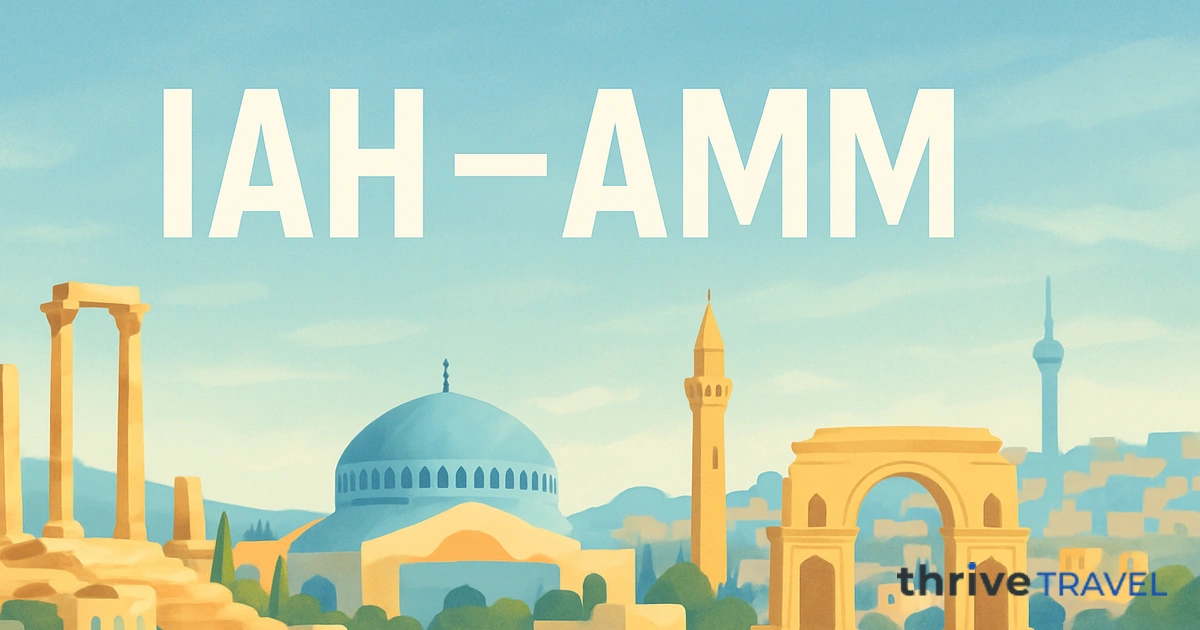 Houston to Amman