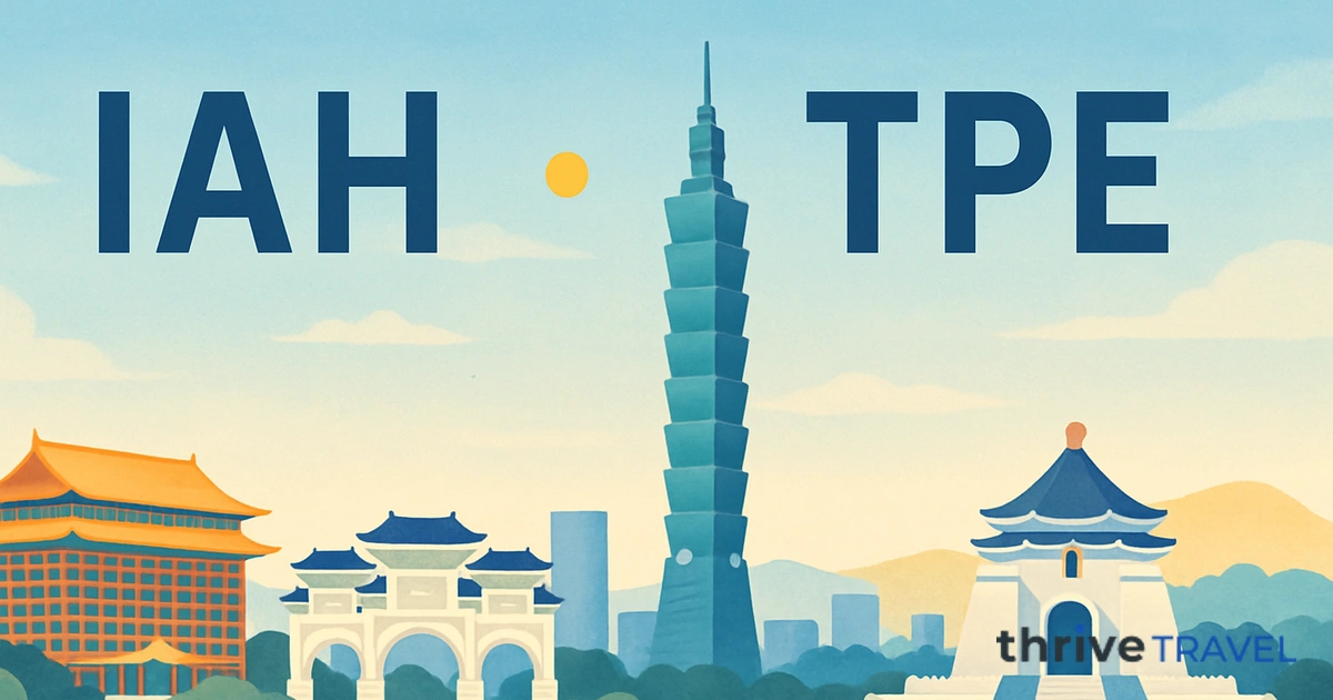 Houston to Taipei