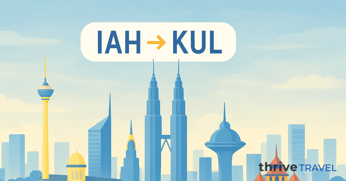 Houston to Kuala Lumpur