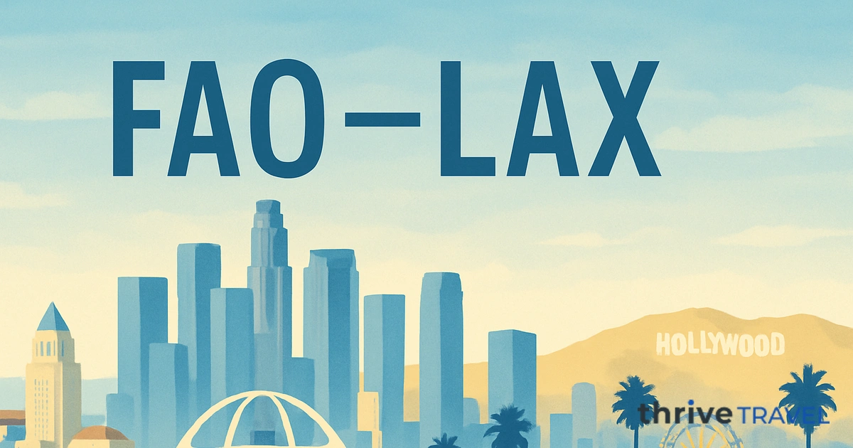 Faro to Los Angeles