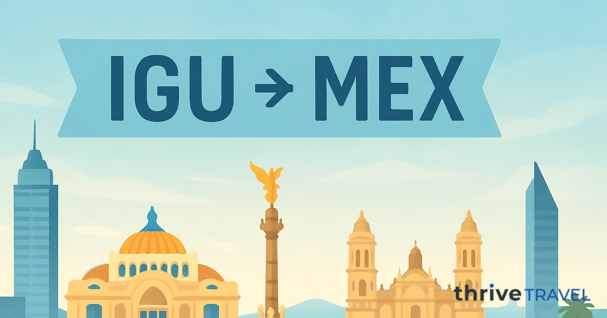 Foz do Iguaçu to Mexico City