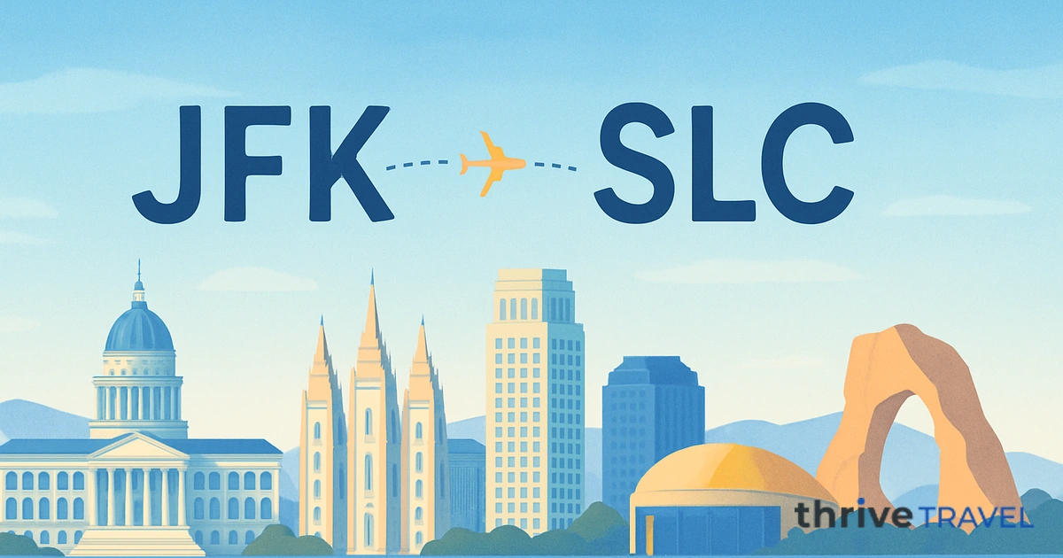New York to Salt Lake City