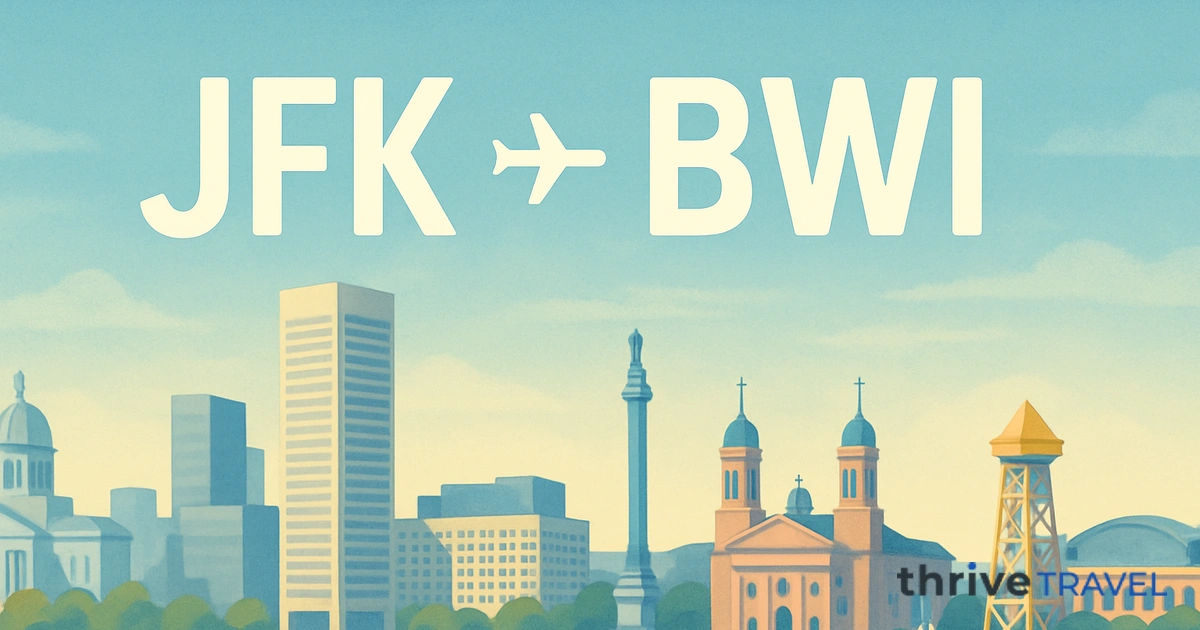 New York to Baltimore