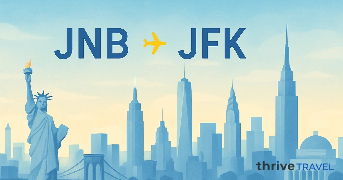 Johannesburg to New York