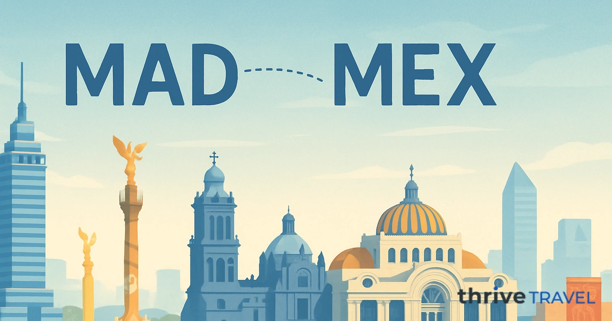 Madrid to Mexico City