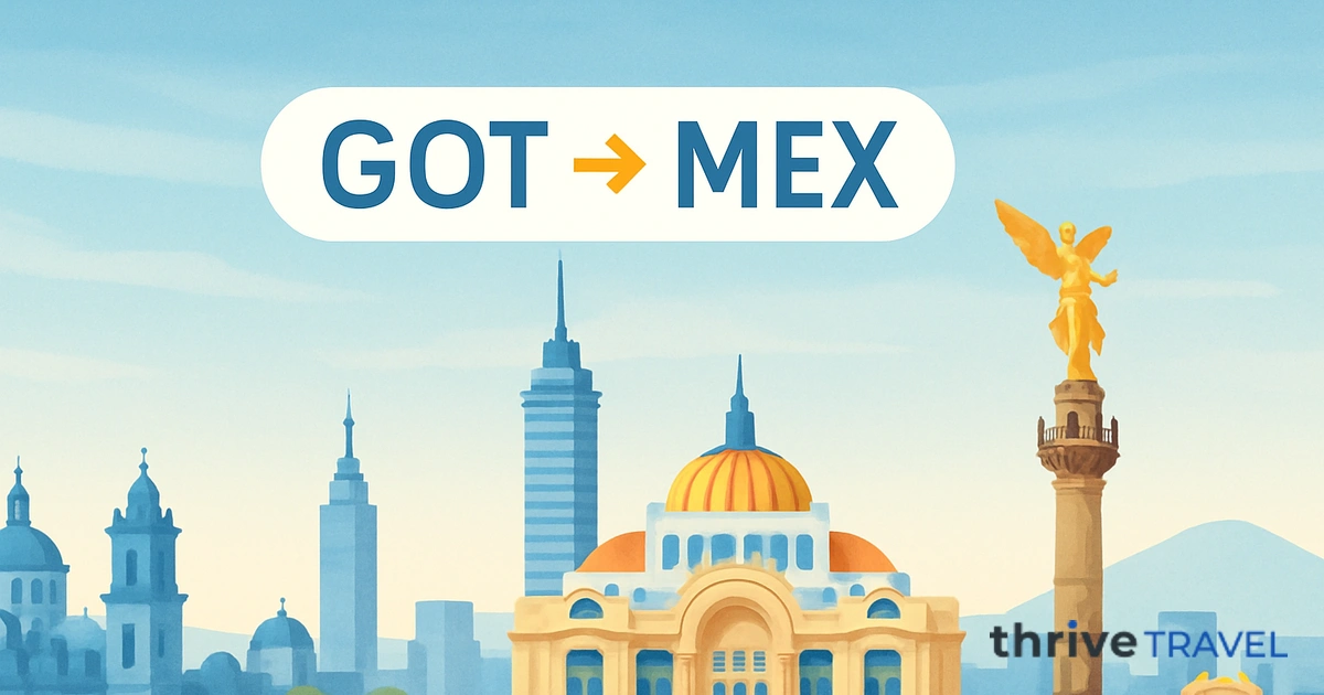 Gothenburg to Mexico City