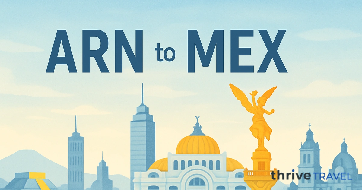 Stockholm to Mexico City