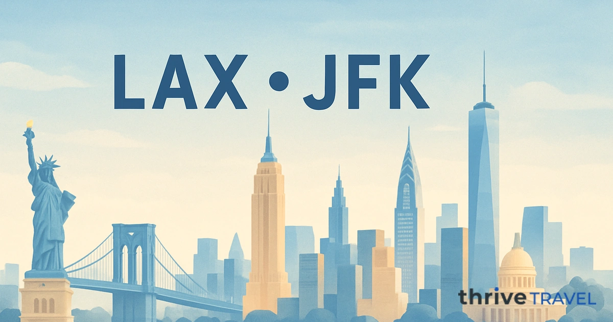 Los Angeles to New York