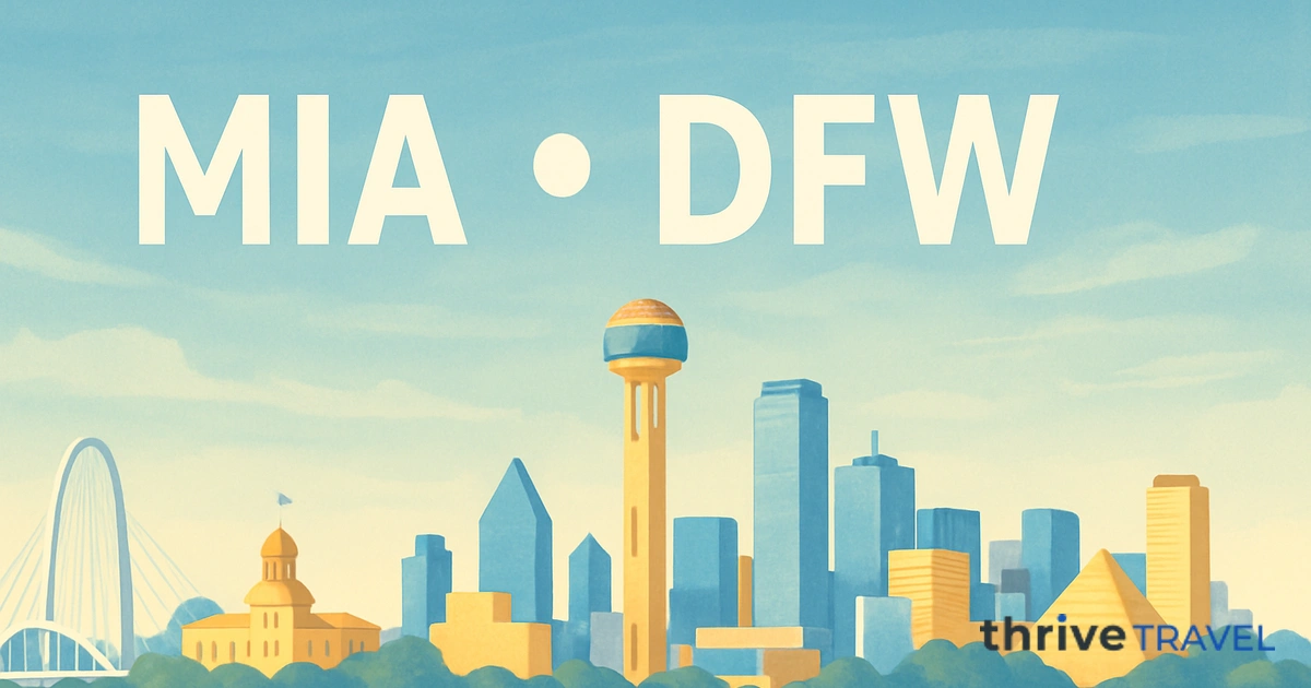 Miami to Dallas