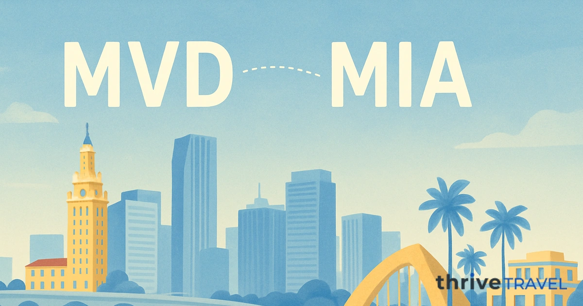 Montevideo to Miami