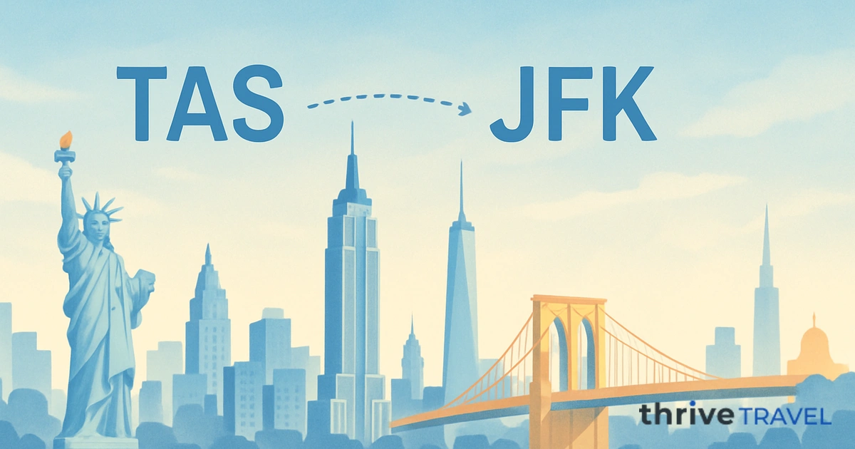 Tashkent to New York