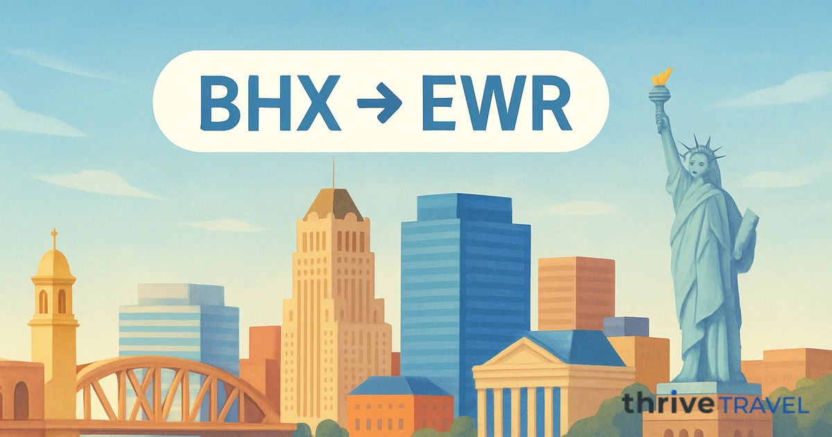 Birmingham to Newark