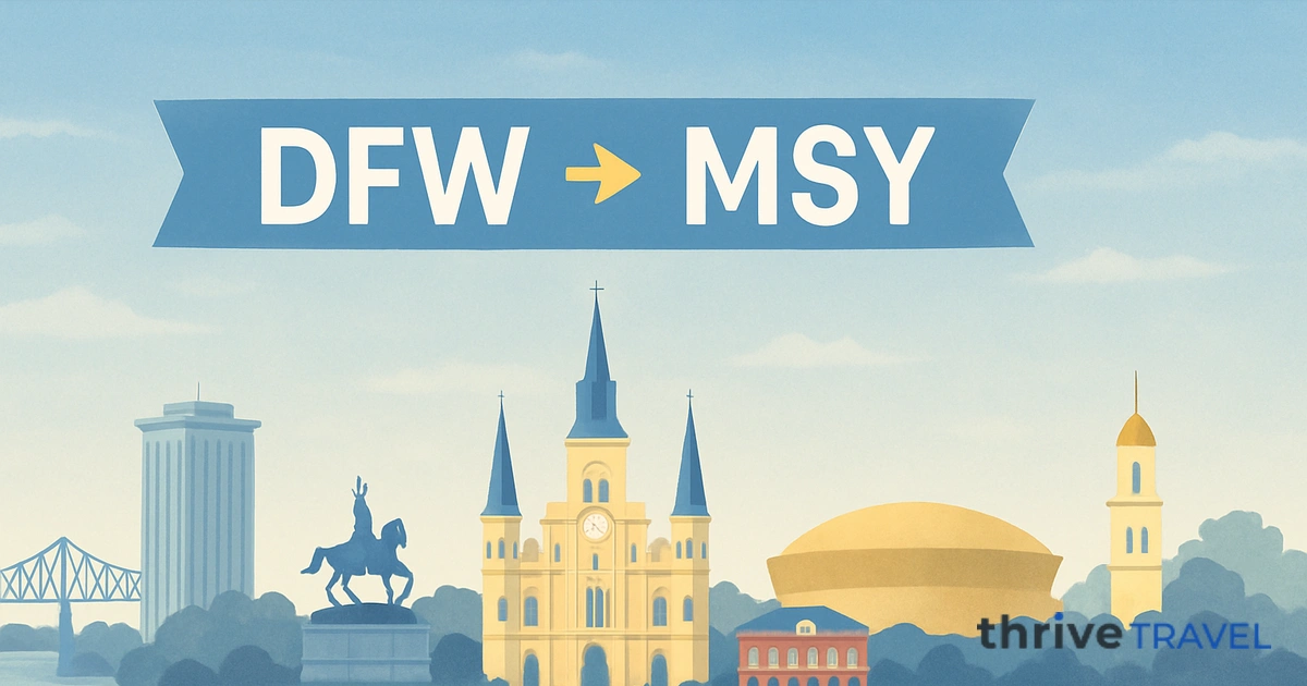 Dallas to New Orleans