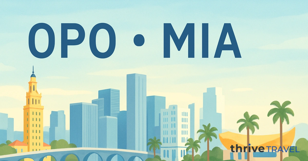 Porto to Miami