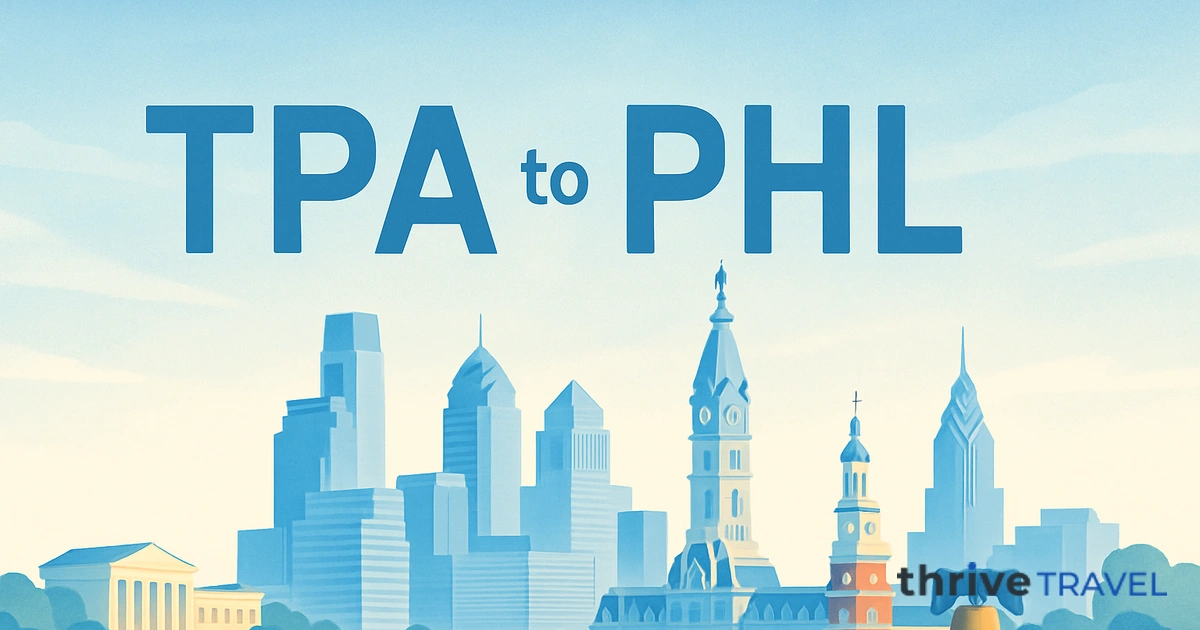 Tampa to Philadelphia
