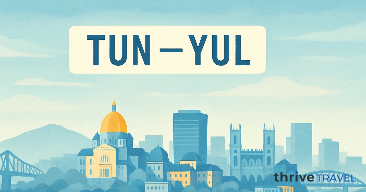Tunis to Montreal