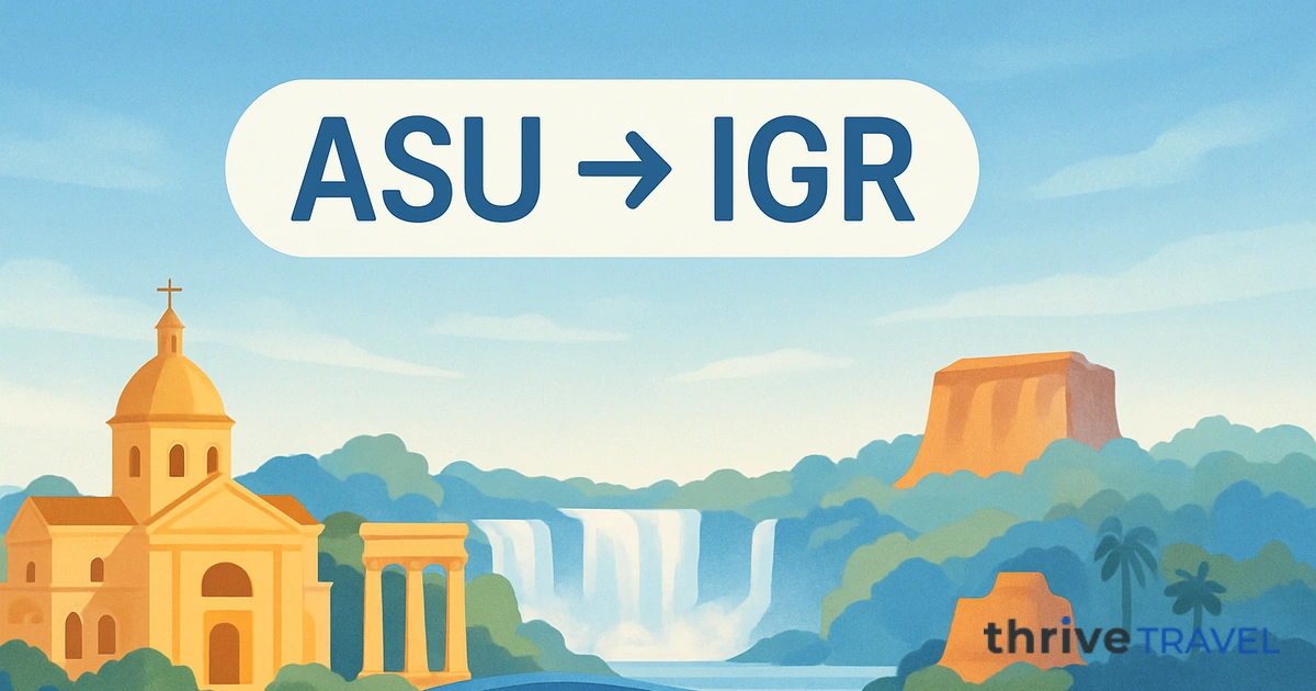 Asunción to Iguazú