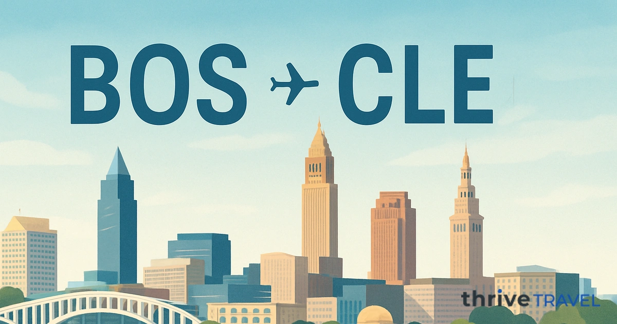 Boston to Cleveland