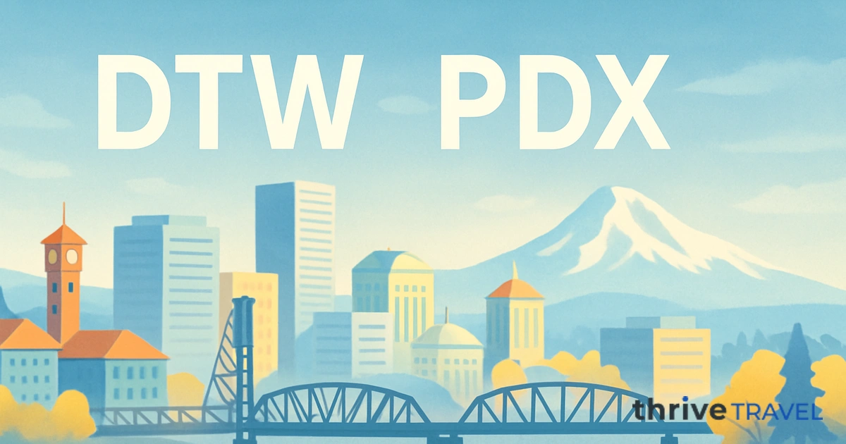 Detroit to Portland