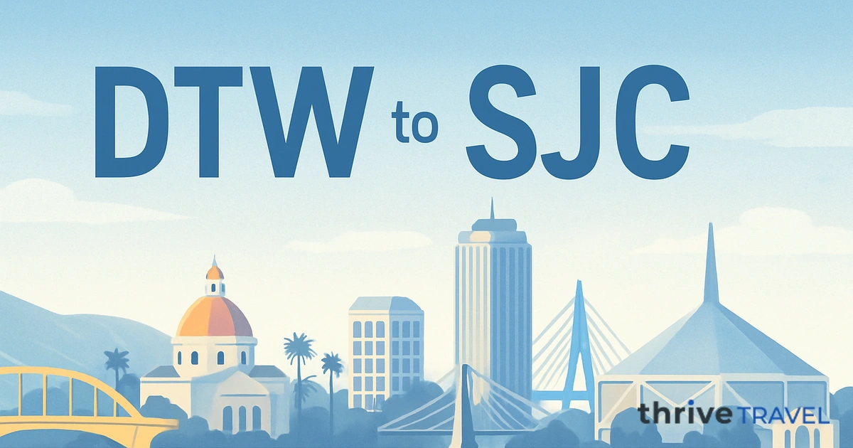 Detroit to San Jose