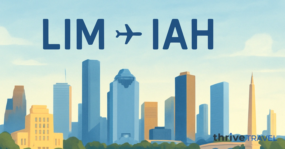 Lima to Houston