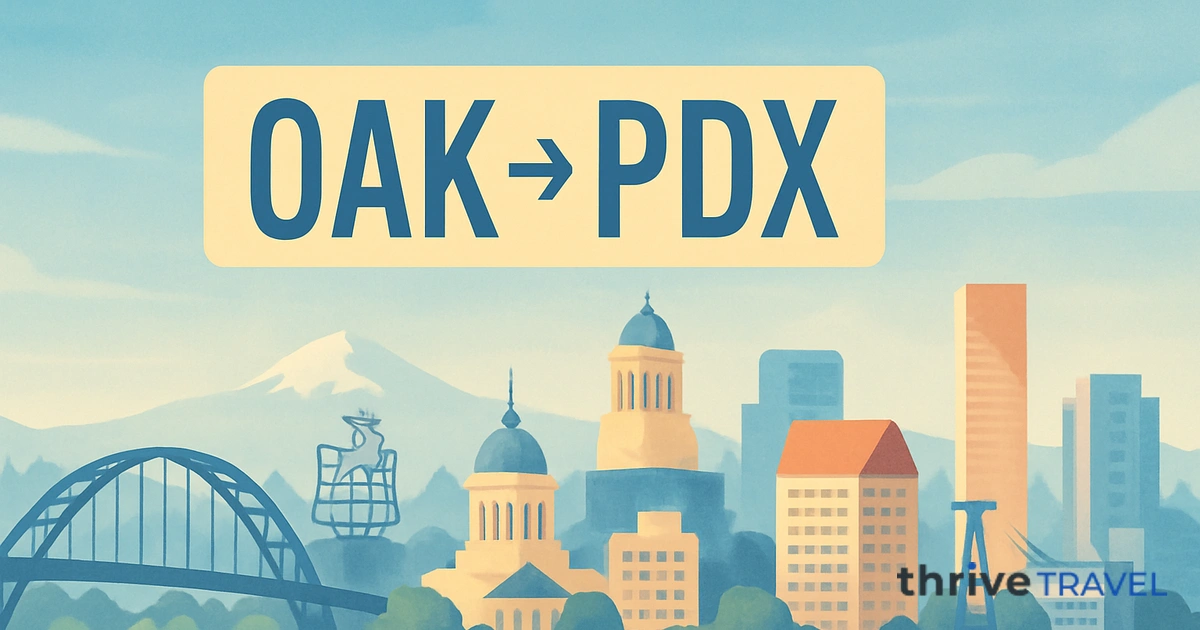 Oakland to Portland